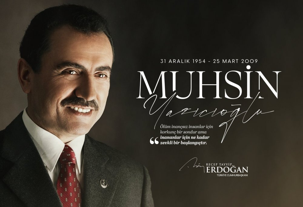 Cumhurbaşkanı Erdoğan'dan, Muhsin Yazıcıoğlu mesajı