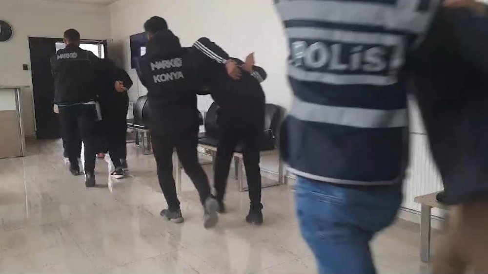 Konya'da uyuşturucu ticaretine 7 gözaltı