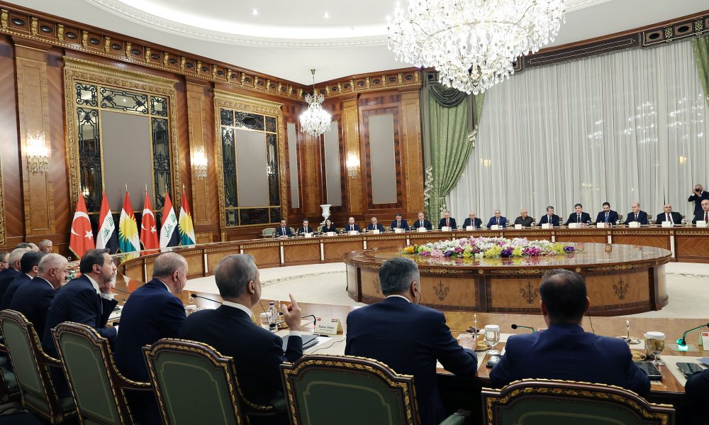 Cumhurbaşkanı Erdoğan, IKBY Başkanı Barzani ile görüştü