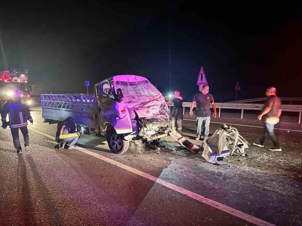 Antalya'daki kazada kamyonetin sürücüsünden acı haber geldi