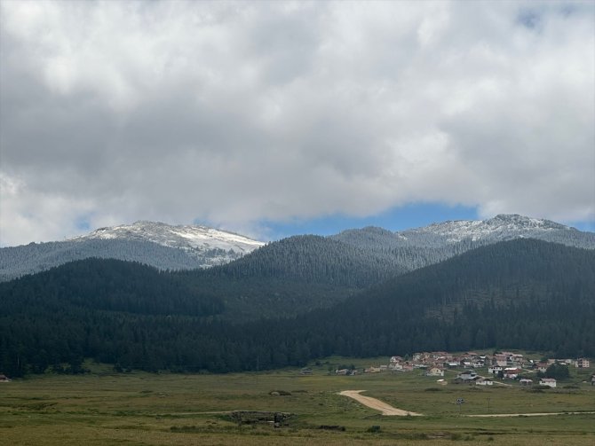 Mayıs ayında o ile kar yağdı