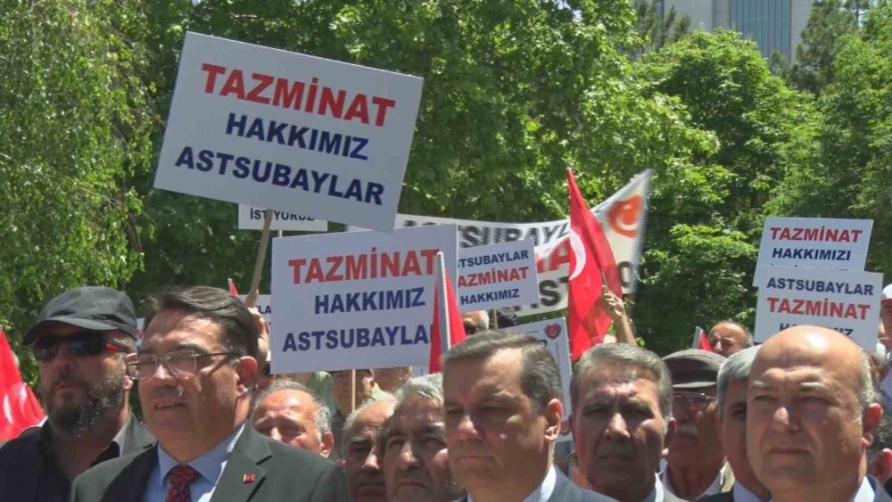 Emekli astsubaylardan ’tazminat ve özlük hakları’ açıklaması