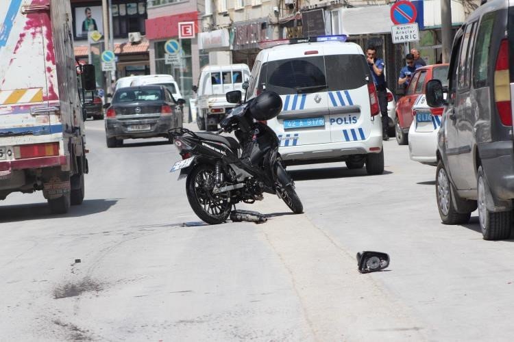 Konya'da motosiklet kazası