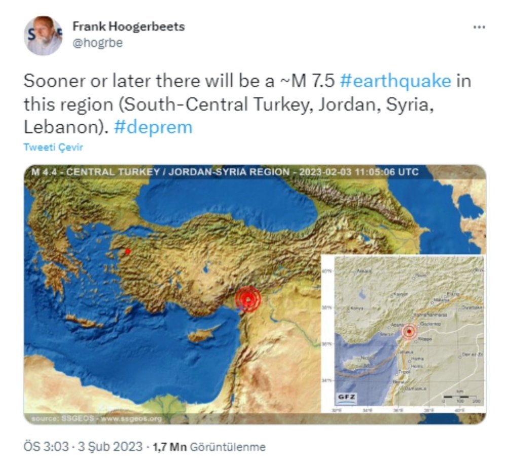 6 Şubat depremini bilmişti! 2 il için deprem uyarısı verdi