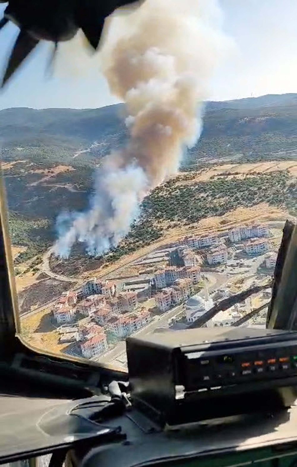 Manisa'da orman yangını