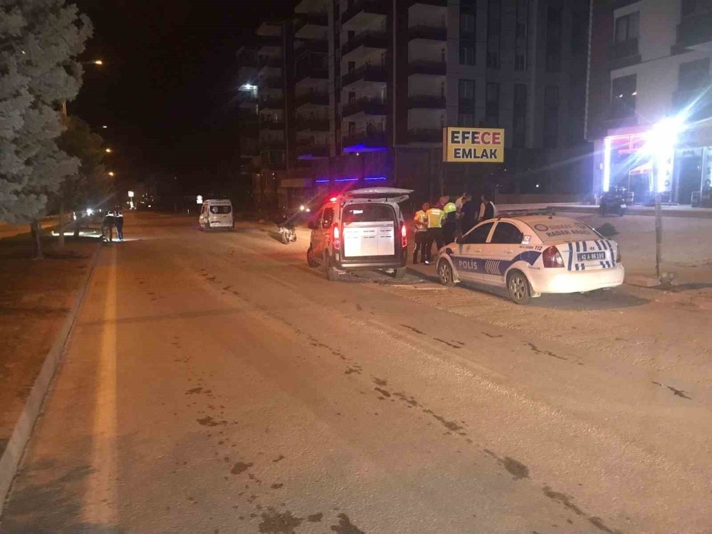 Konya'da otomobilin çarptığı yaya hayatını kaybetti