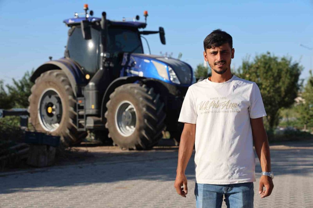 Konya'da 22 yaşındaki çiftçinin örnek çabası... Ürünleri yurt dışına gidiyor