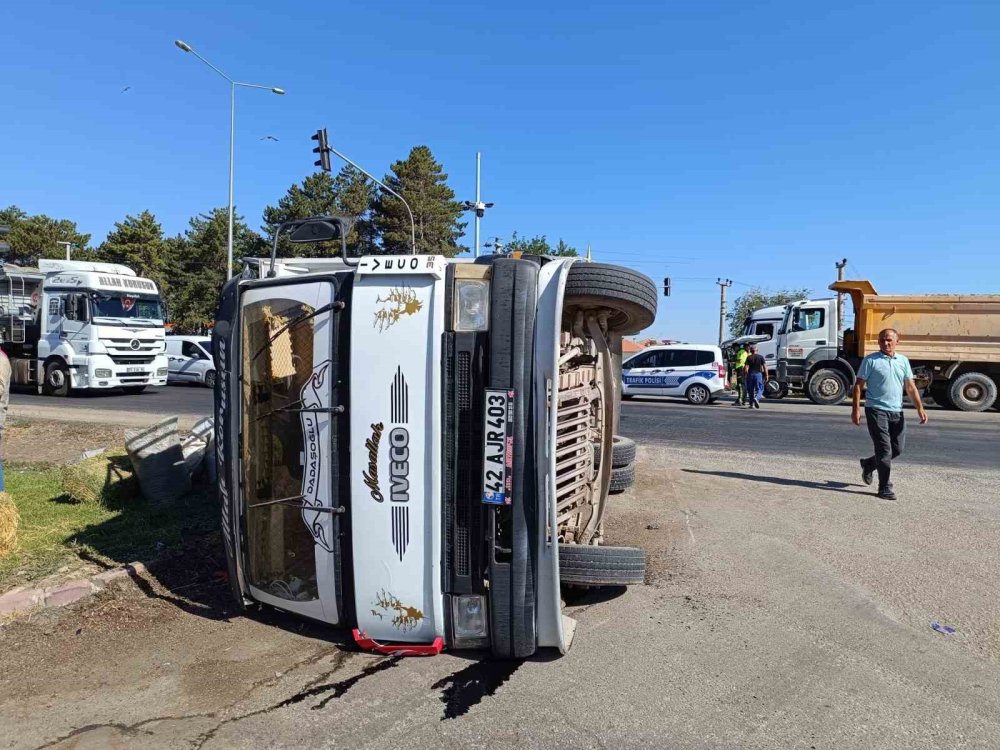 Konya’da kaza! 3 yaralı