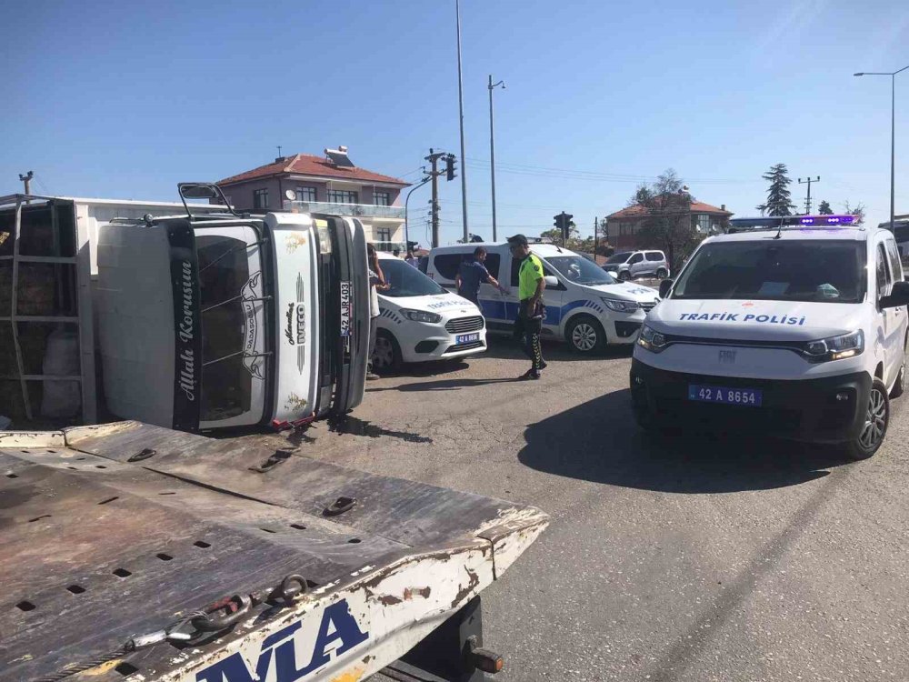 Konya’da kaza! 3 yaralı