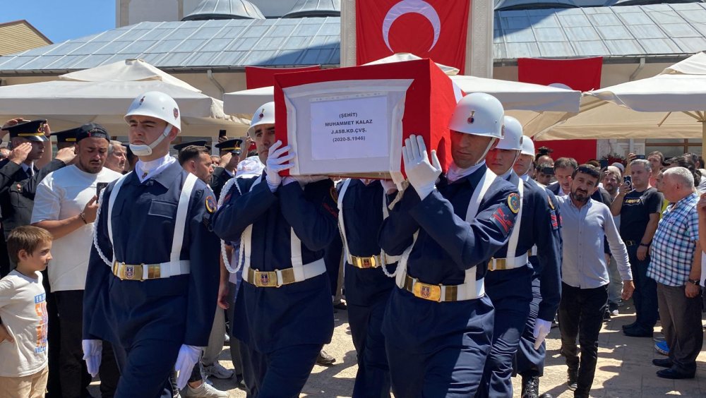 Şehit Astsubay Kalaz, son yolculuğuna uğurlandı