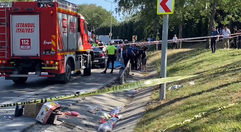 İstanbul'da emniyet şeridinde kaza: 1 ölü