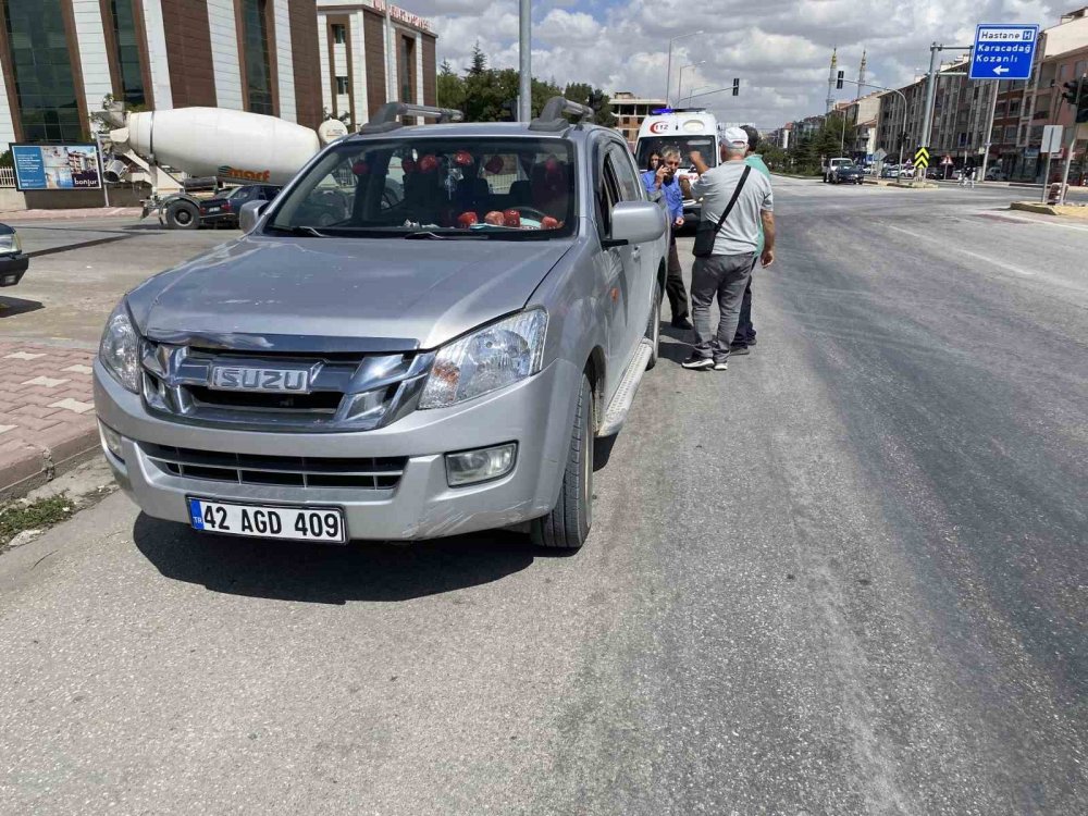 Konya’da kamyonet, yaşlı adama çarptı