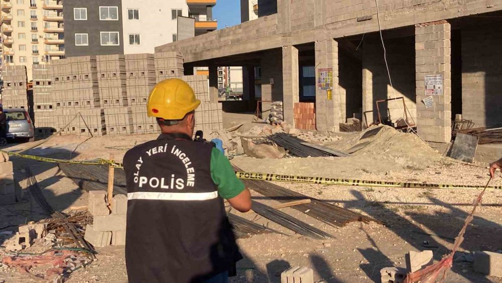 Mersin’de 8. kattan düşen vinç tamircisi hayatını kaybetti