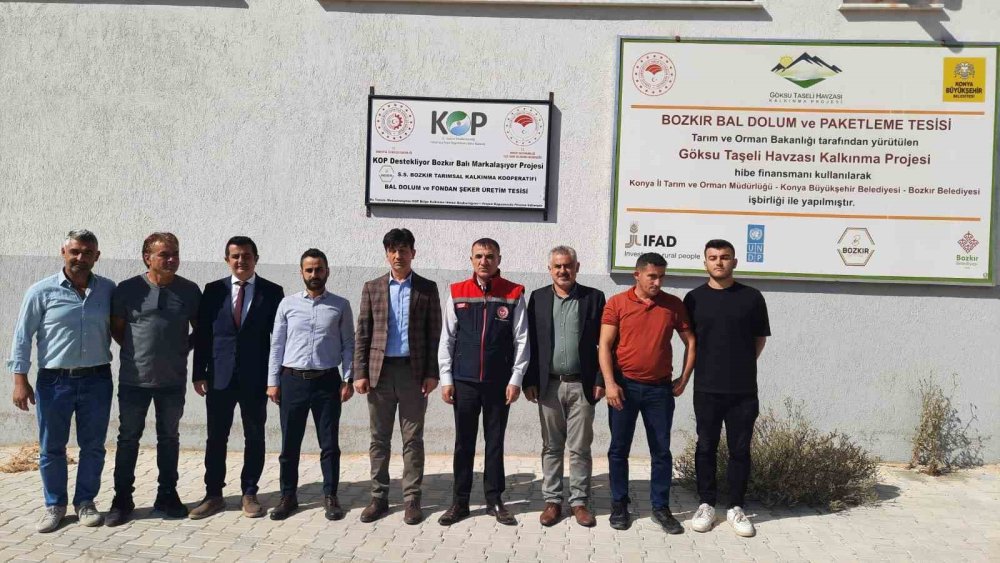 Konya Bozkır'da yeni hasat ballar paketlenmeye başladı