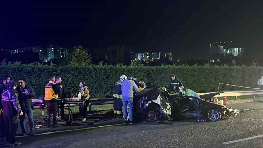 Tekirdağ'da feci kaza: 1 ölü, 1 yaralı