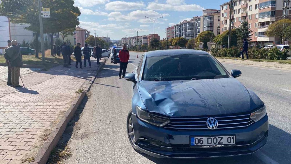 Konya'da otomobilin çarptığı kadın hayatını kaybetti