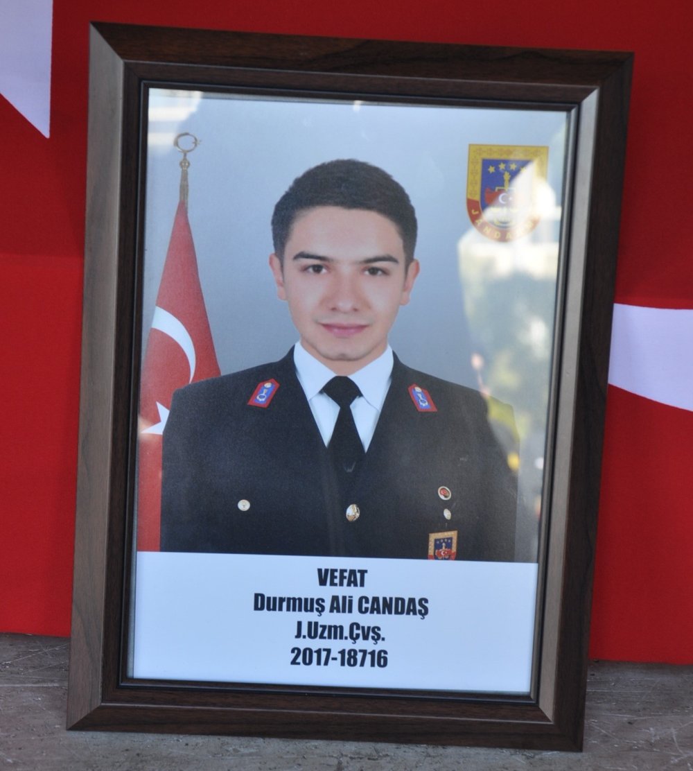 Manisa’da uzman çavuşa ‘yürek yakan’ veda