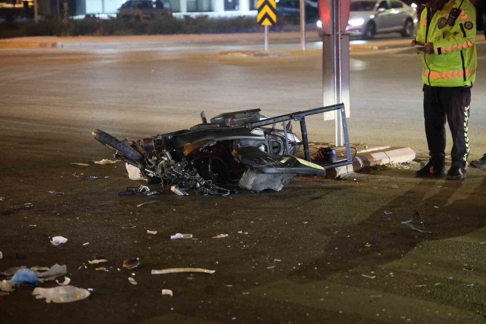 Konya merkezde kaza! Motosiklet sürücüsü hayatını kaybetti