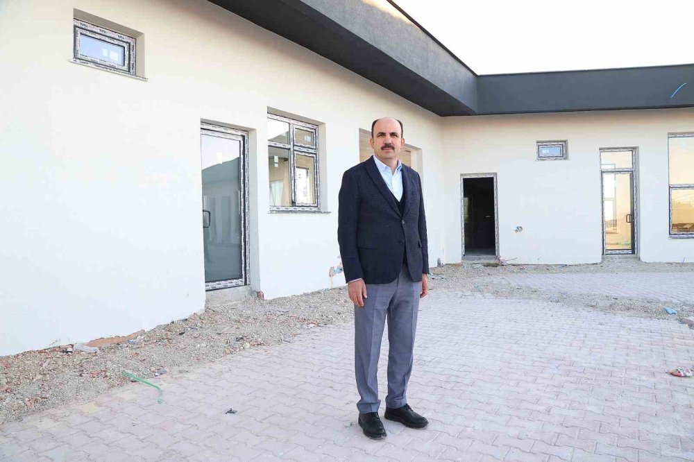 Konya'daki sona yaklaşılan garaj ilçenin önemli bir ihtiyacını giderecek