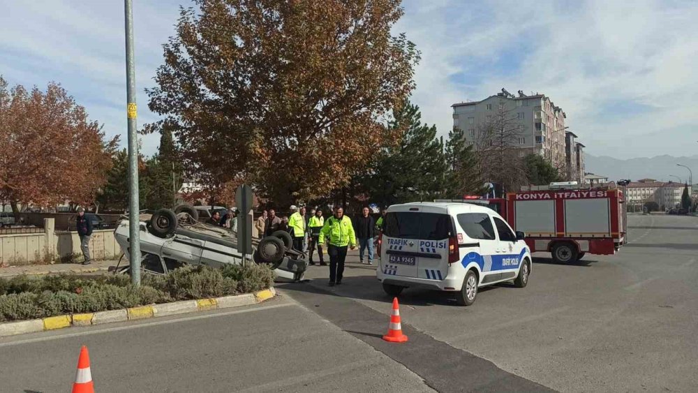 Konya'da dede ve torunun karıştığı feci kaza!