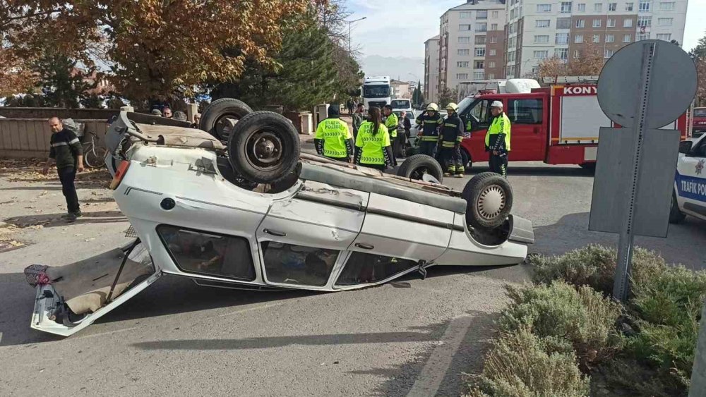 Konya'da dede ve torunun karıştığı feci kaza!