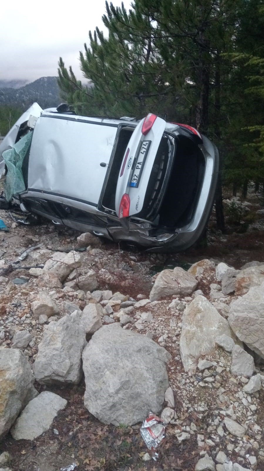 Konya-Antalya karayolunda trafik kazası: 1 ölü, 1 yaralı