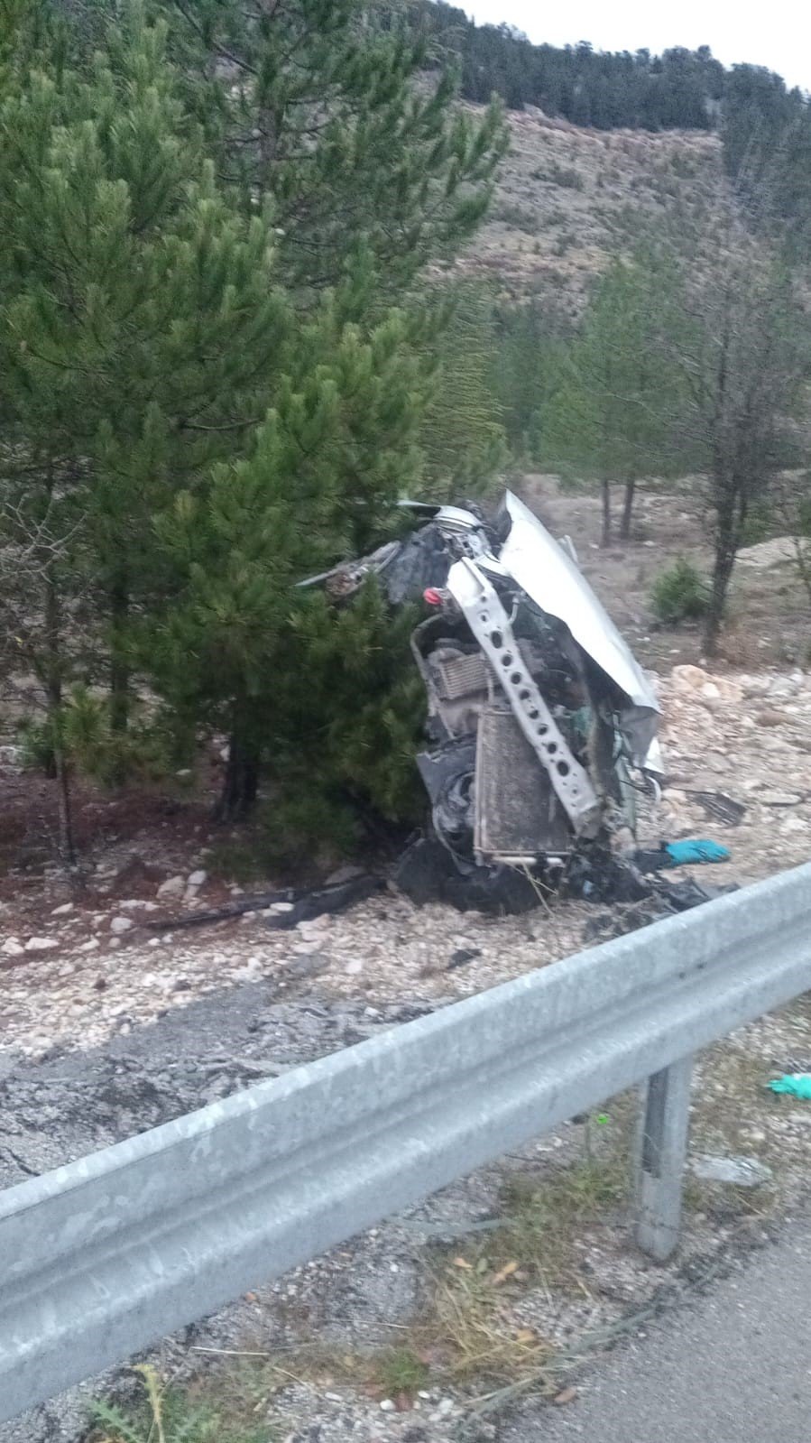 Konya-Antalya karayolunda trafik kazası: 1 ölü, 1 yaralı