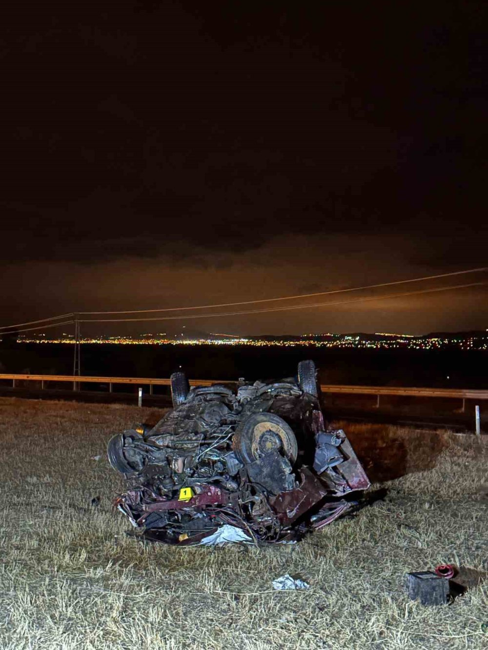 Elazığ’da otomobil takla attı, sürücü hayatını kaybetti