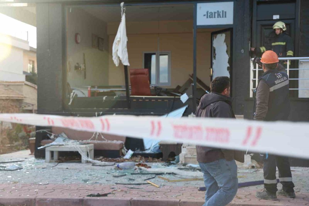 Konya merkezdeki iş yerinde patlama! Bir yaralı
