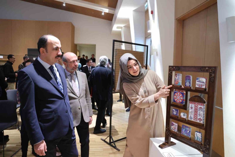 Medeniyeti eserlere döktüler... Konya'da sergisi açıldı