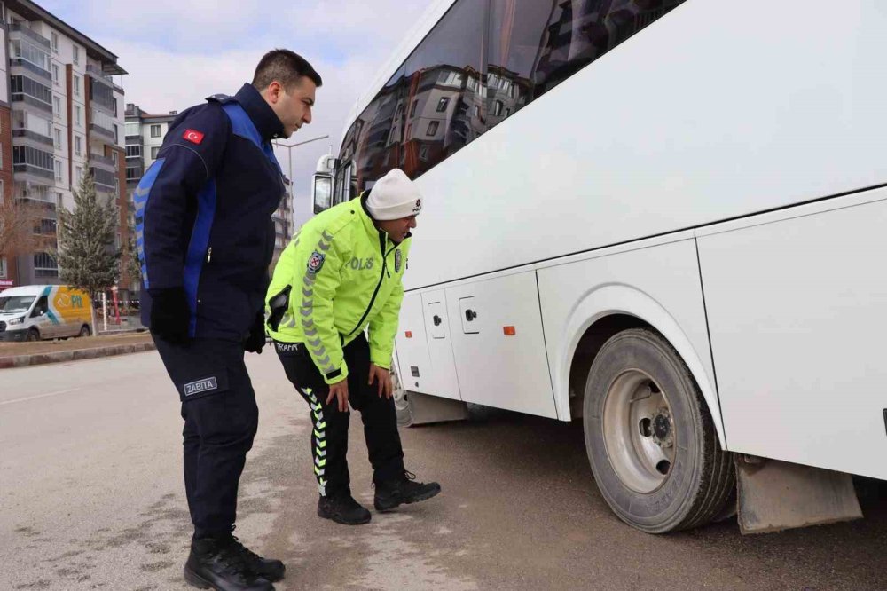 Konya Ereğli’de okul servislerine sıkı denetim