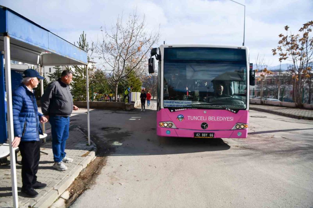 Konya Büyükşehir'den Tunceli’ye 2 otobüs