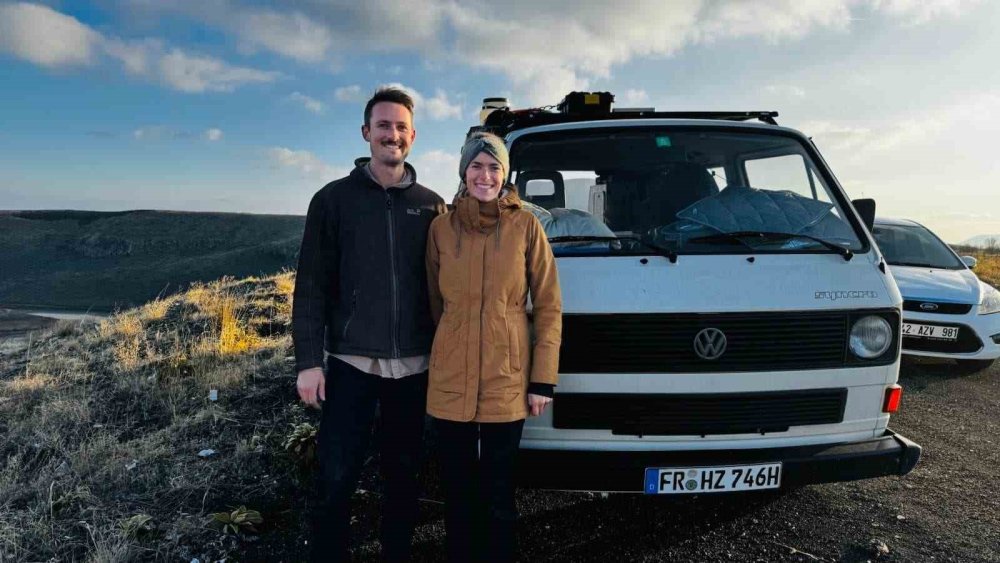 Konya'nın kuruyan gölüne yabancı turist ilgisi