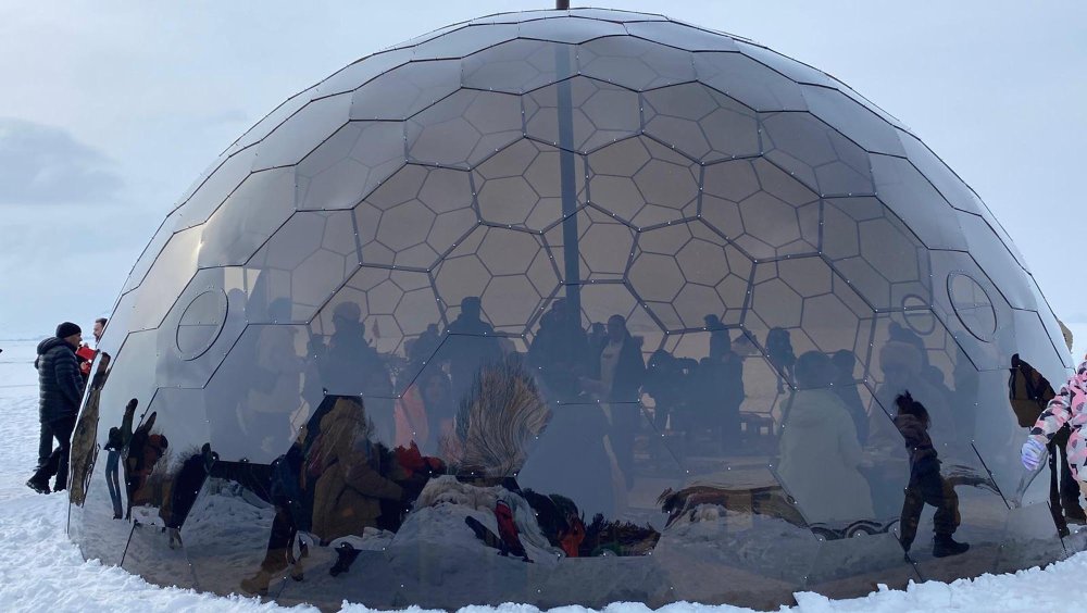 Bu şenlik bir başka! Sadece buz