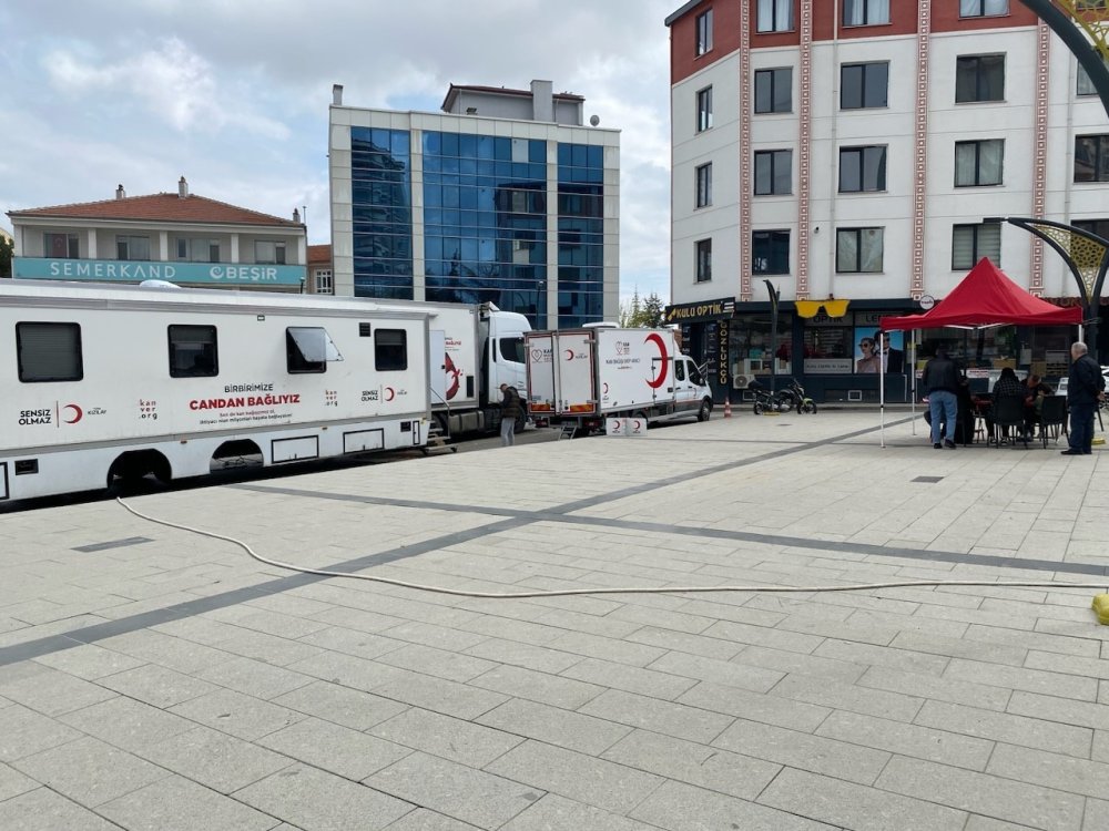 Kulu’da kan alımı başladı