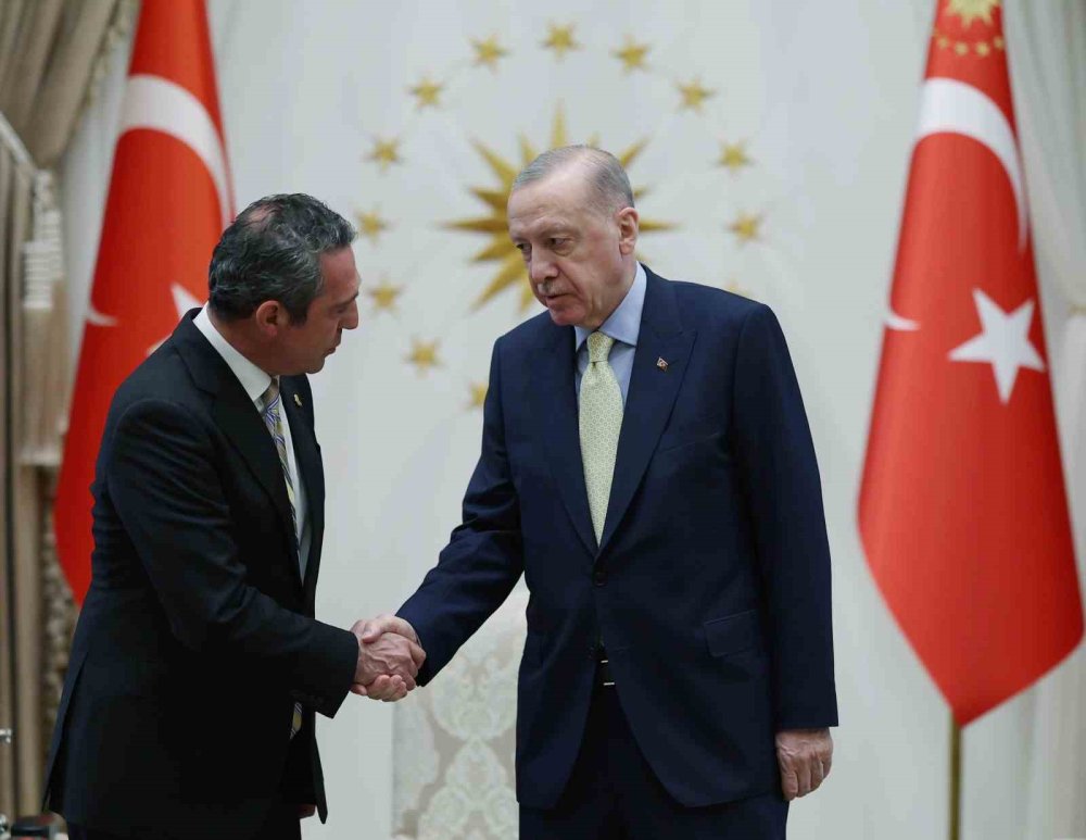 Fenerbahçe Spor Kulübü Başkanı Ali Koç'tan, Erdoğan ve Kurum'a ziyaret