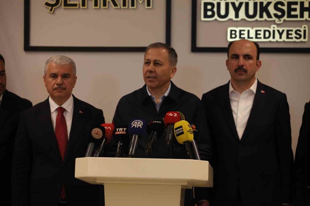 Bakan Yerlikaya, Konya’da! "Yakın zamanda tamamlayacağız"