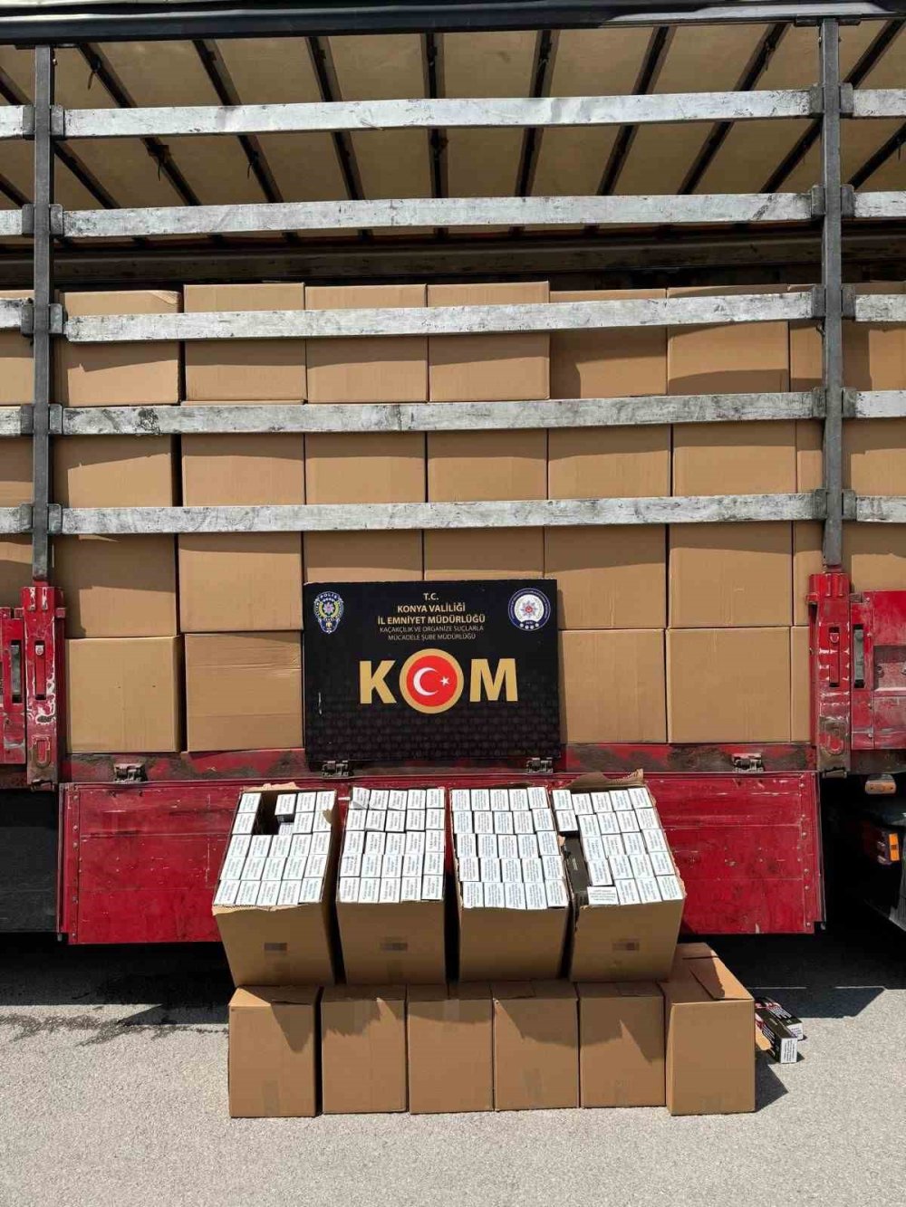 Konya’da kaçakçılık operasyonu! Tam 6 milyon 200 bin adet ele geçirildi