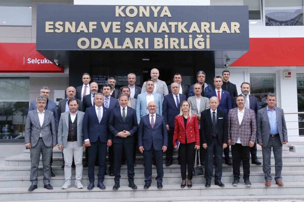 TSE Başkanı Şahin, Konya'daoda başkanlarıyla bir araya geldi