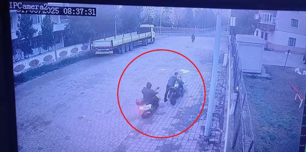 21 motosiklet çaldılar!