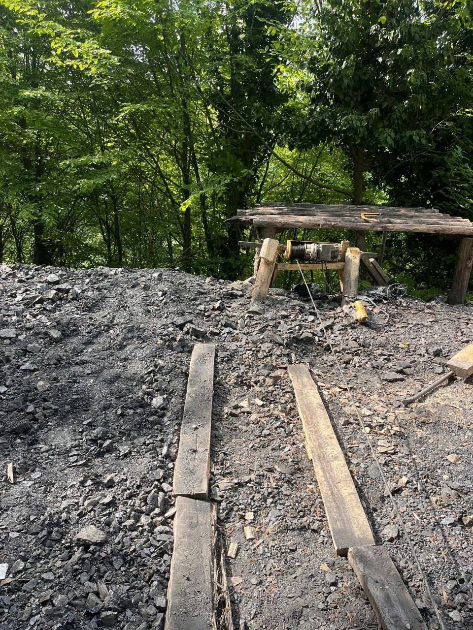 Kaçak 7 maden ocağı imha edildi