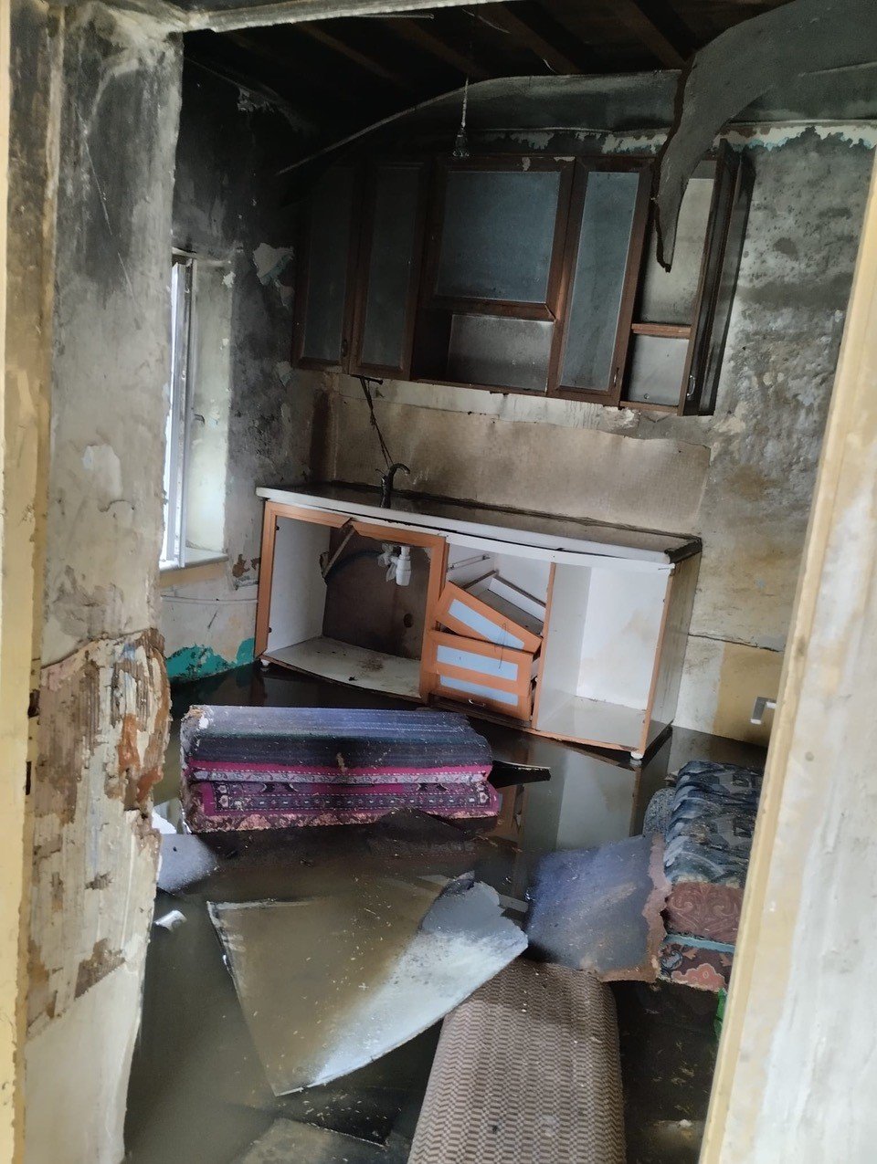 Konya'da tek katlı müstakil evde yangın çıktı