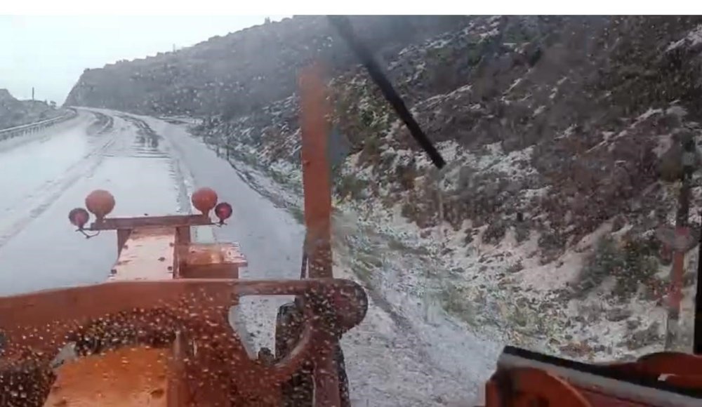 Kar görüntülerini aratmadı... Alacabel beyaza büründü