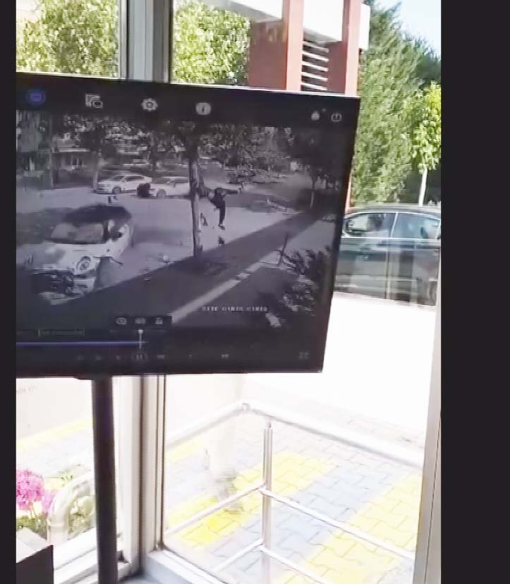 Konya merkezde motokuryenin hayatını kaybettiği kaza kamerada