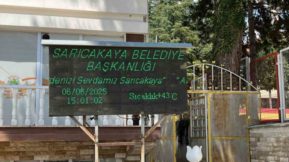 Türkiye’nin en sıcak yeri seçilen ilçe... Sıcaklık 43 dereceyi buldu