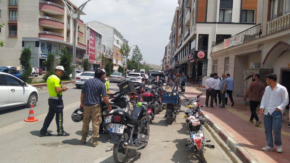 16 motosiklet sürücüsüne 191 bin 42 TL cezai işlem uygulandı