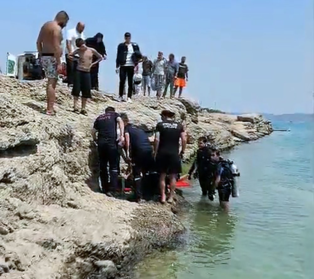 Serinlemek için girdiği baraj gölünde kayboldu