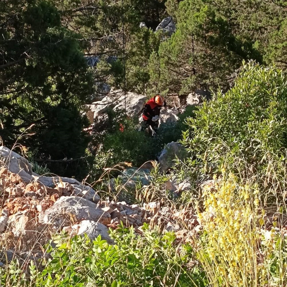 Konya'da kamyonet uçuruma yuvarlandı, sürücü hayatını kaybetti