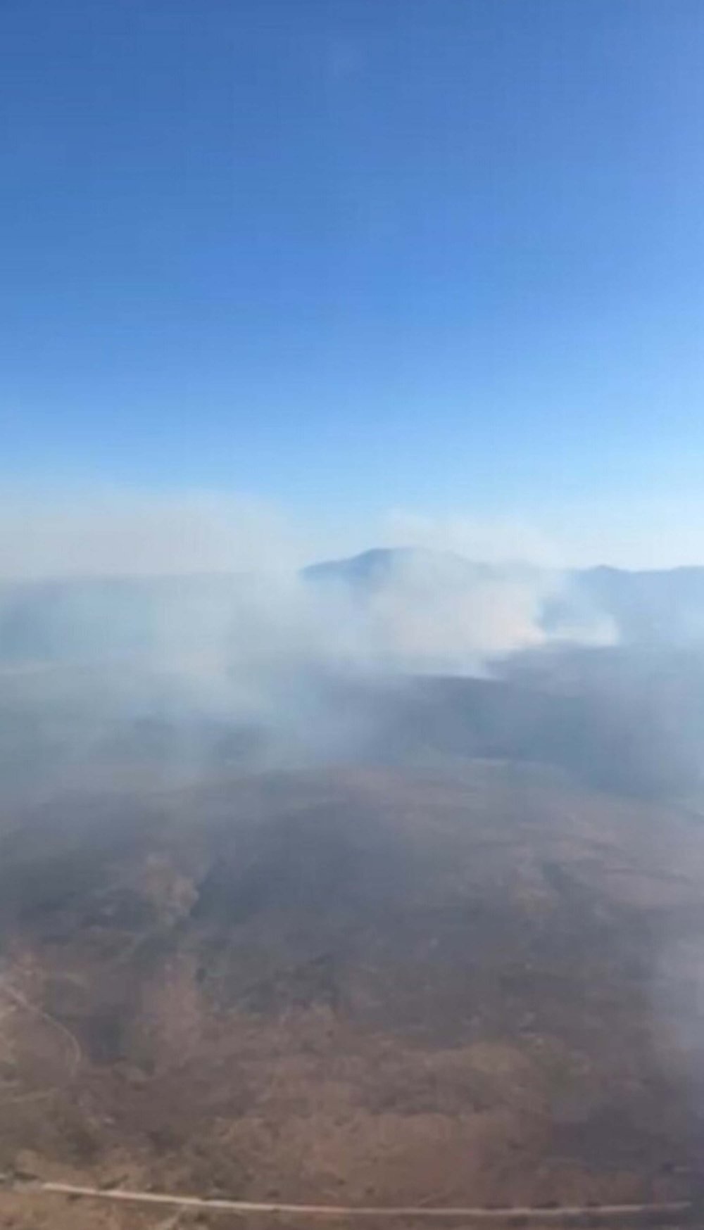 İzmir Çeşme'deki orman yangını 2'nci gününde