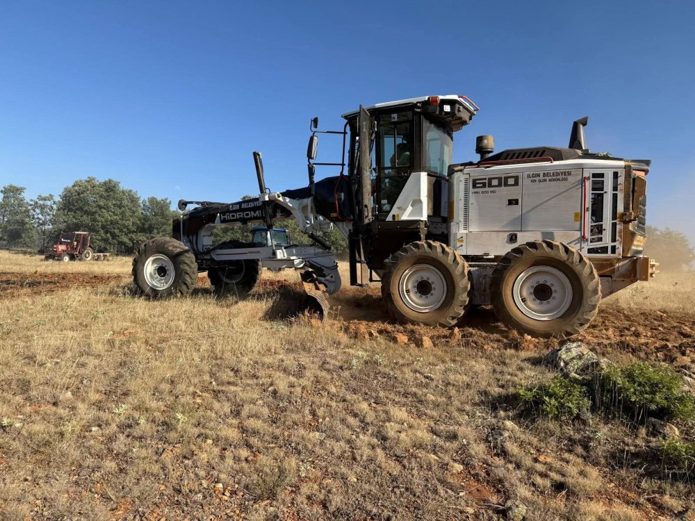 Konya'da ormanlık alanda yangın